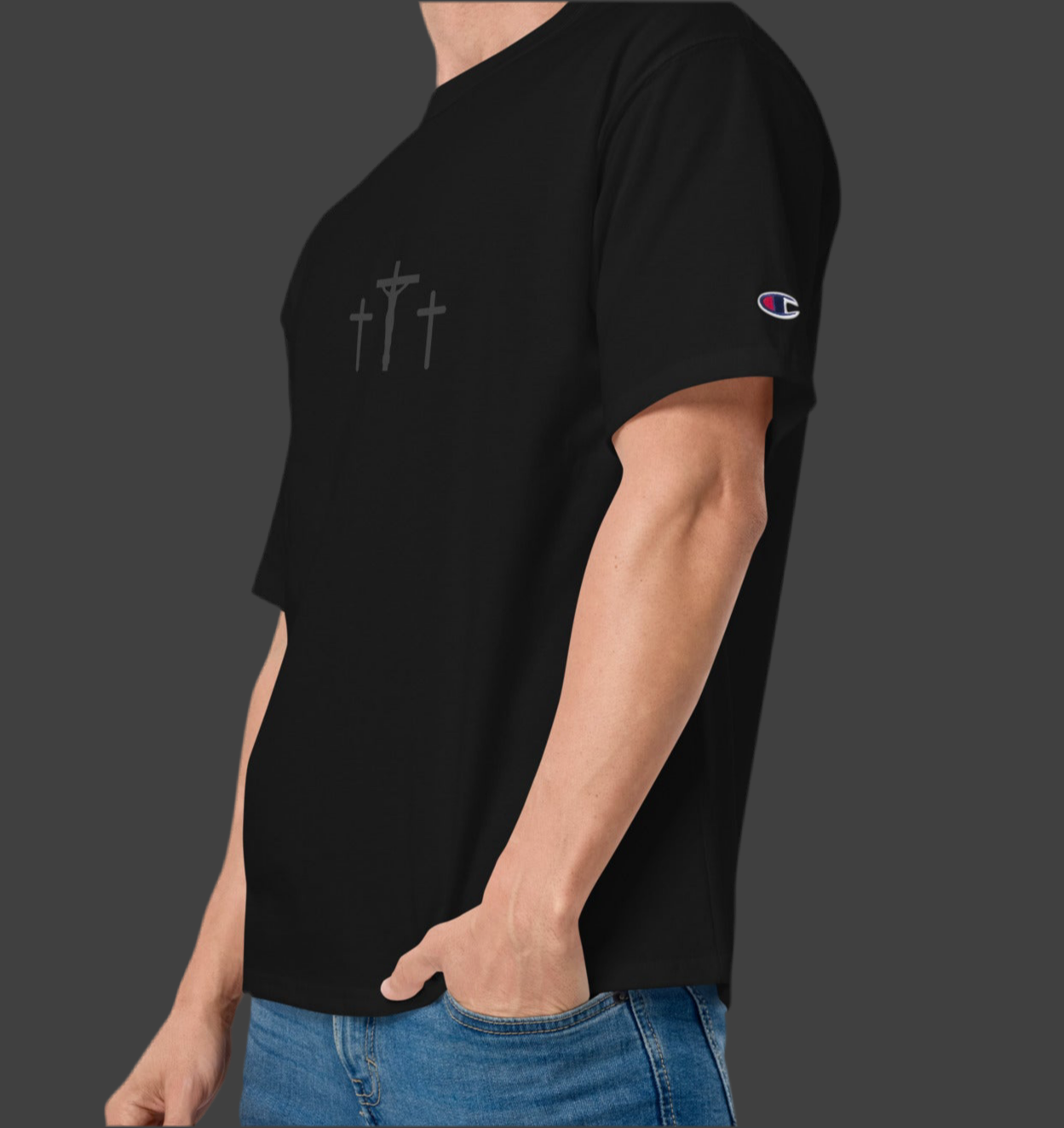 Crucified X Champion T-Shirt