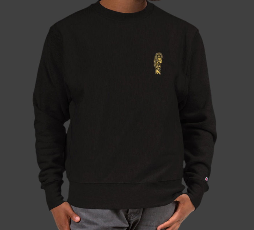 San Judas X Champion Crew Neck