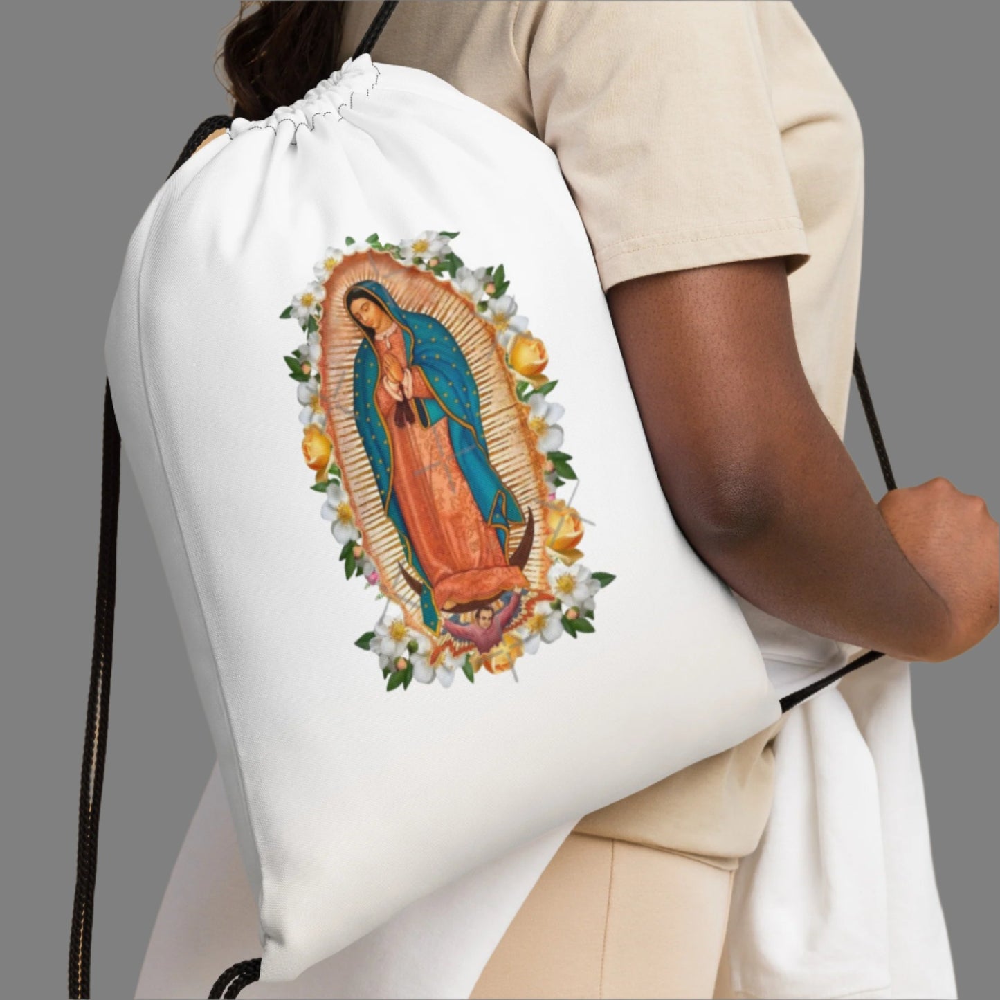 Virgen De Guadalupe Drawstring