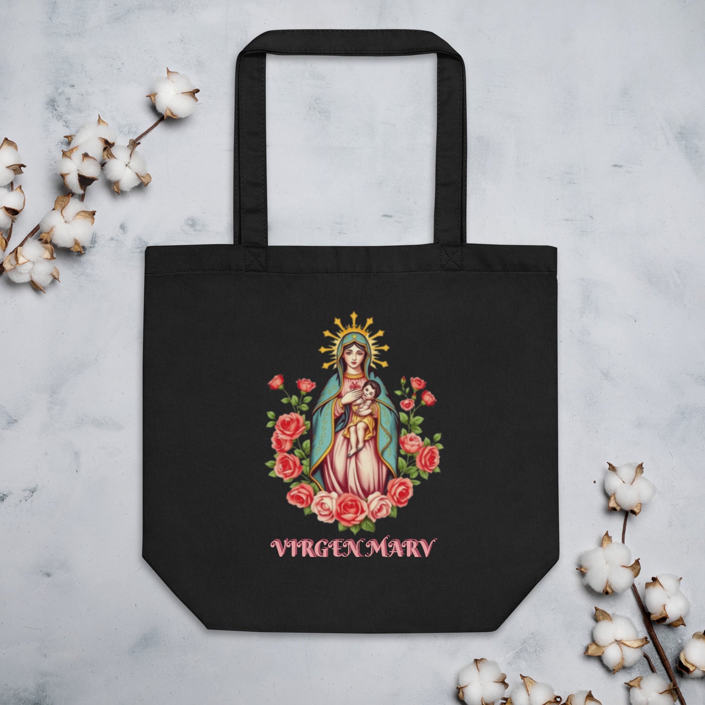 Virgen Mary Tote Bag