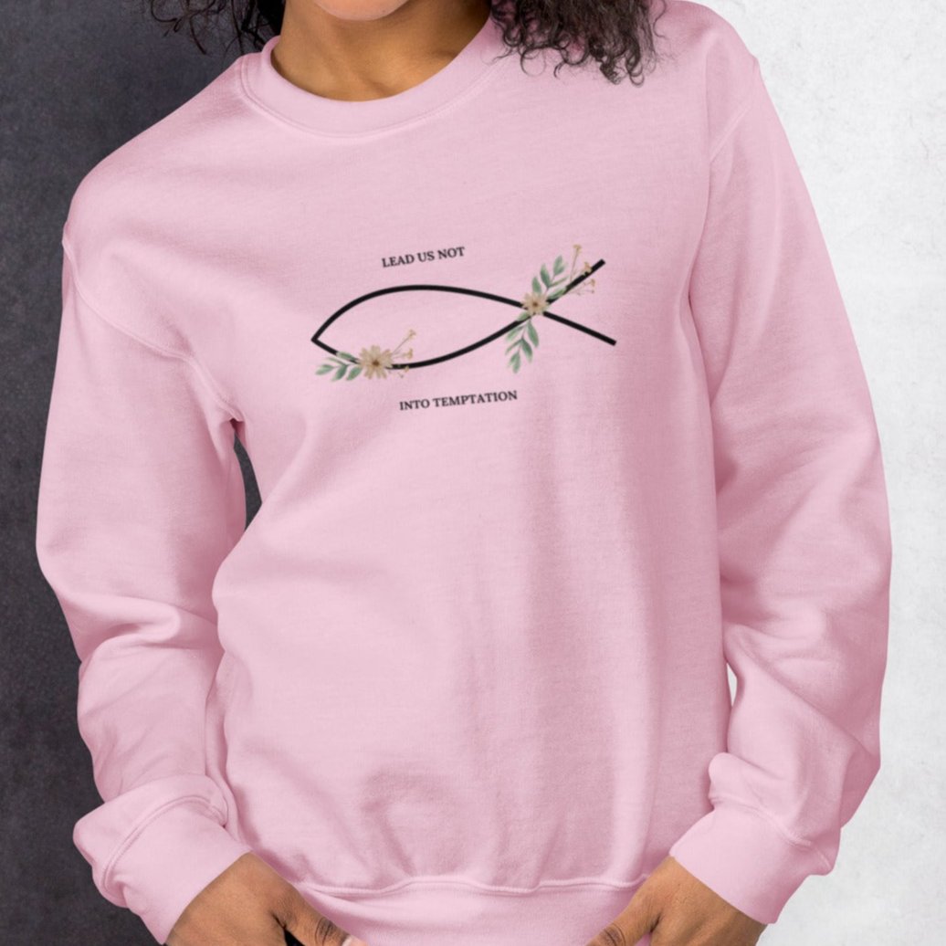Lead Us Not Crewneck