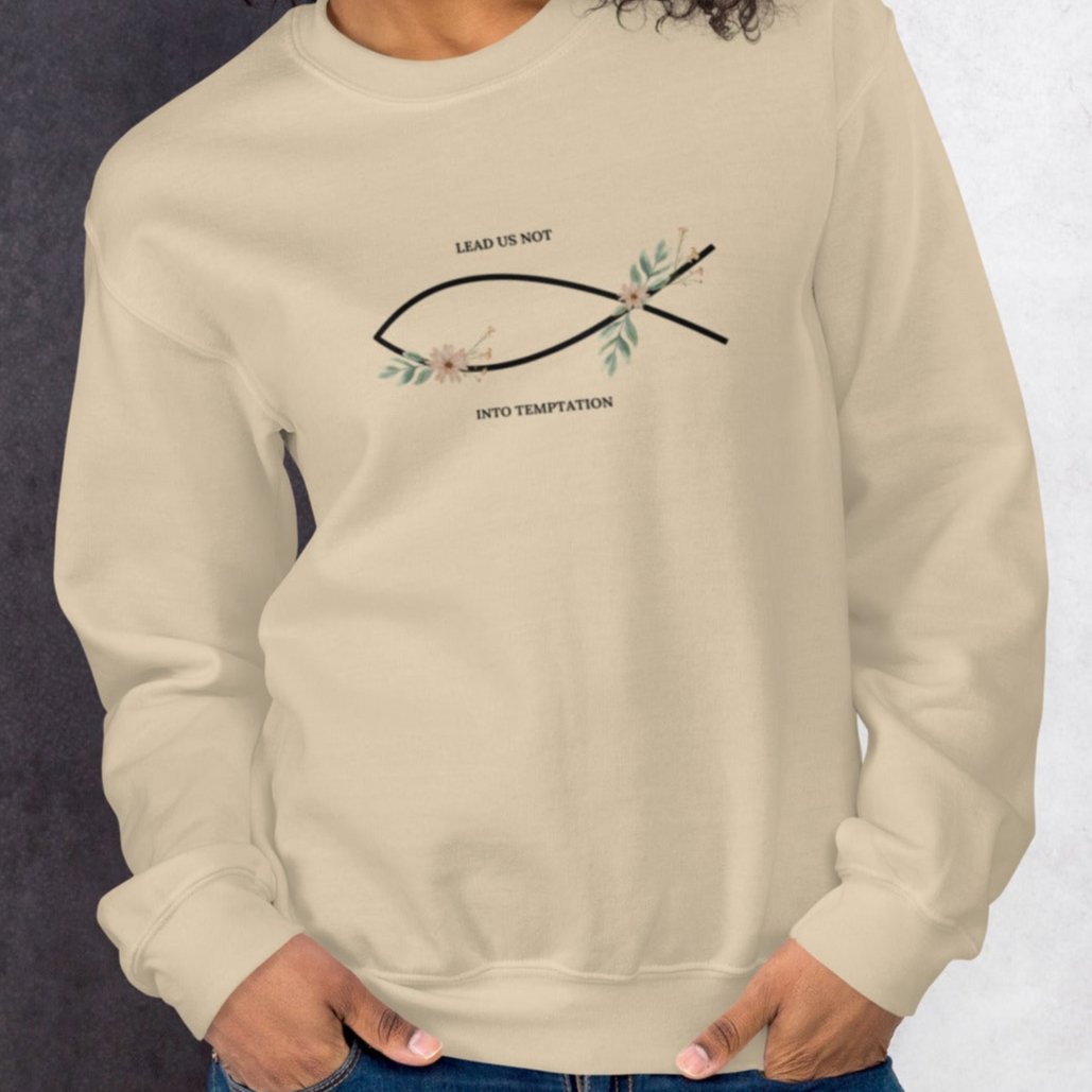 Lead Us Not Crewneck