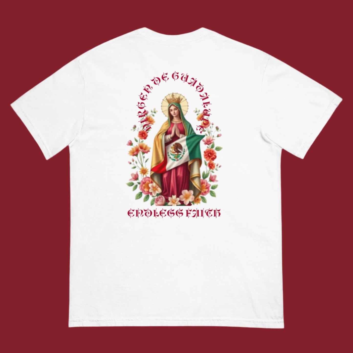 Virgen De Guadalupe Mexico Tee