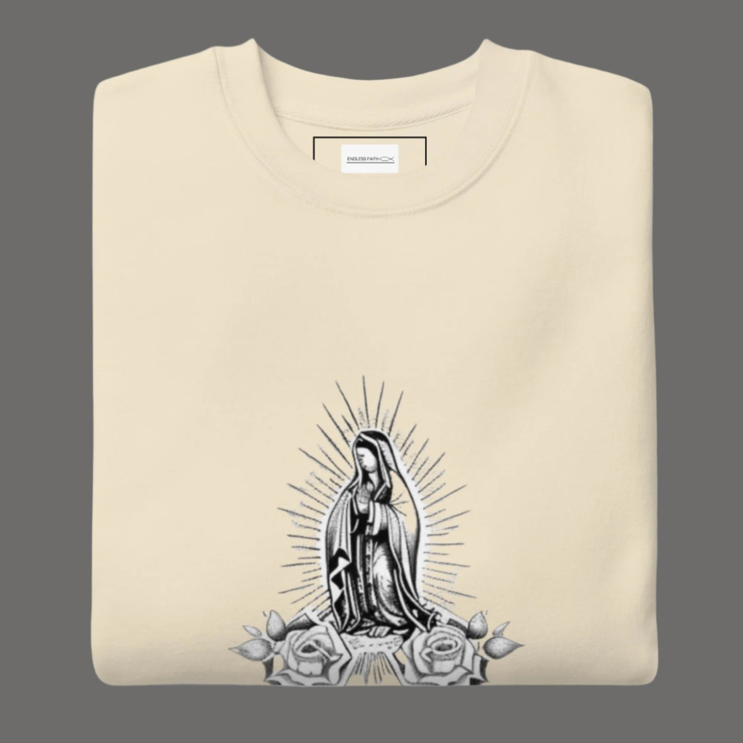 Virgen Ora Pro Nobis Crew Neck