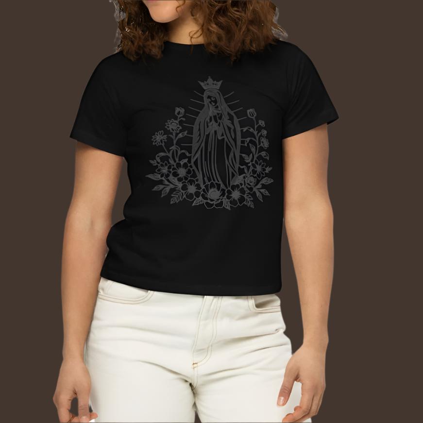 Virgen Mary Silhouette T Shirt