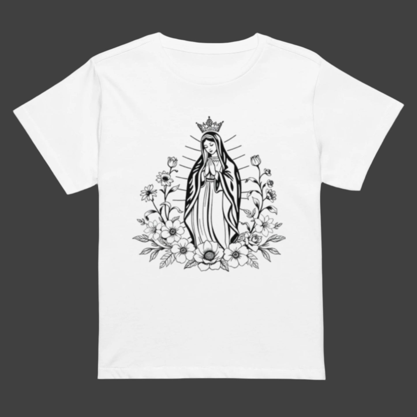 Virgen Mary Silhouette T Shirt