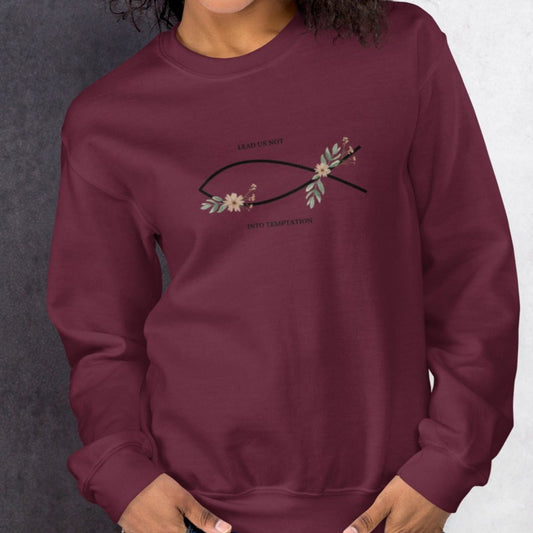 Lead Us Not Crewneck