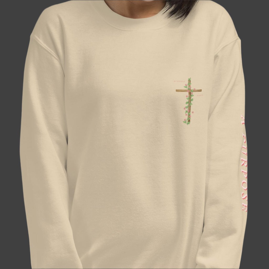 Created with a purpose Sweatshirt